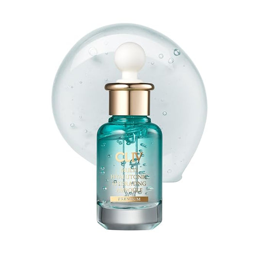 Multi Hyaluronic Hydrating Ampoule 30ml / 1.01 fl oz – Korean Skincare Nourishing Serum with 85% Hyaluronic Acid, 8-Layer Hydration Technology, Ceramides & Panthenol for Deep Moisture Care