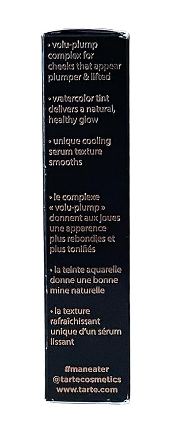 Tarte Maneater Satin Blush Cheek Plump Full Size (Warm Pink, 27OZ)