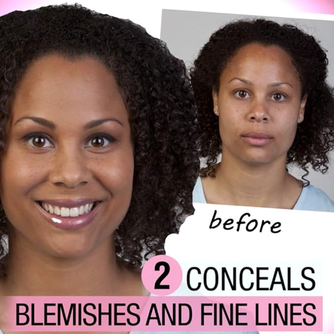 Magic Minerals by Jerome Alexander Jumbo Size Mineral Powder Foundation with Color Correctors, Antioxidant Skincare Formula (Medium Dark)