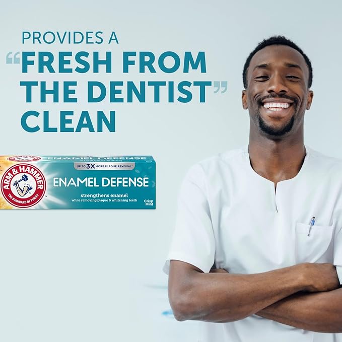 ARM & Hammer Truly Radiant Whitening & Enamel Strengthening Toothpaste Fresh Mint 4.3oz - 2 Pack by Arm & Hammer