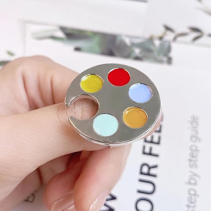 4 Pack Mini Nail Paint Art Palette Finger