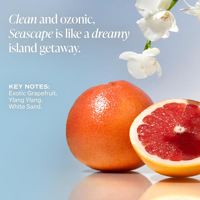 Saltair Body Wash, For Him Scents 2-Pack. Moisturizing Body Cleanser with Monoi Oil and Cupuacu Butter. Luxury Shower Gel for Women and Men. Vegan, Cruelty-Free, Paraben-Free. 2x 17oz Pump Bottles