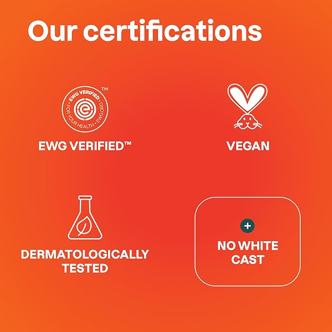 ATTITUDE Mineral Sunscreen with Zinc Oxide, SPF 30, EWG Verified, Broad Spectrum UVA/UVB Protection, Dermatologically Tested, Vegan, Orange Blossom, 5.2 Ounces