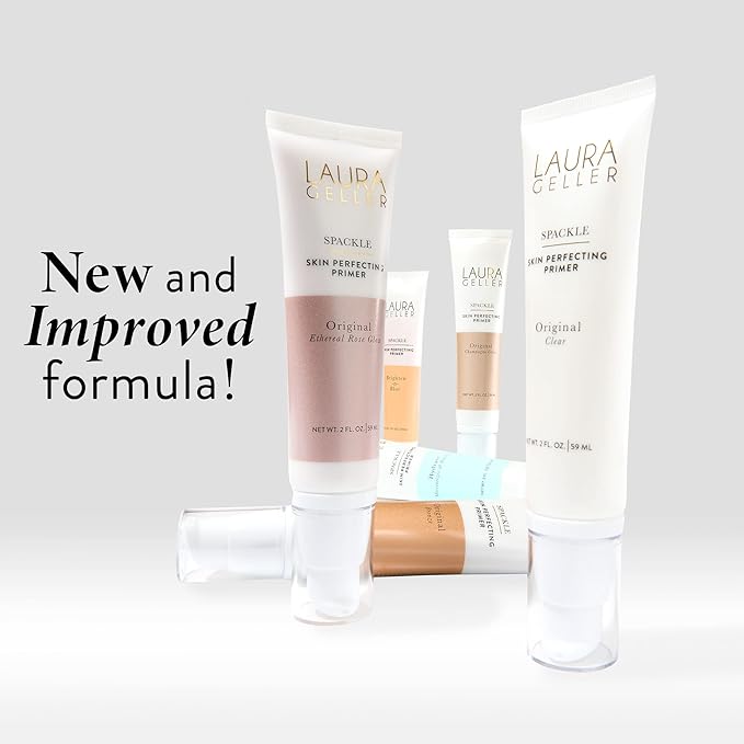 LAURA GELLER NEW YORK Spackle Primer - Original - Super-Size 2 Fl Oz - Hyaluronic Acid Makeup Primer for Mature Skin