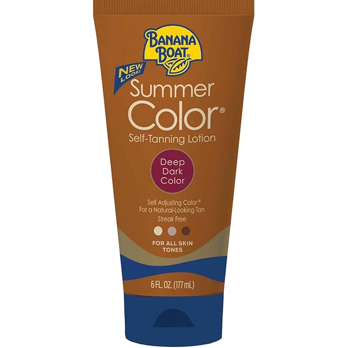 Summer Color Self Tanning Lotion - Deep Dark Color, 6 Ounces each (Value Pack of 4)