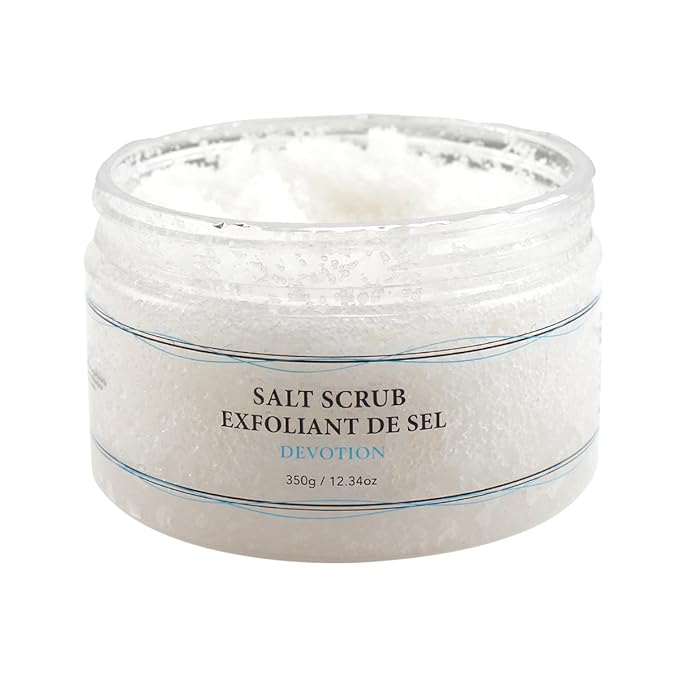 Vivo Per Lei Dead Sea Salt Scrub - Body Exfoliating Scrub with Dead Sea Minerals - For Hands, Feet & Body - Pack of 2