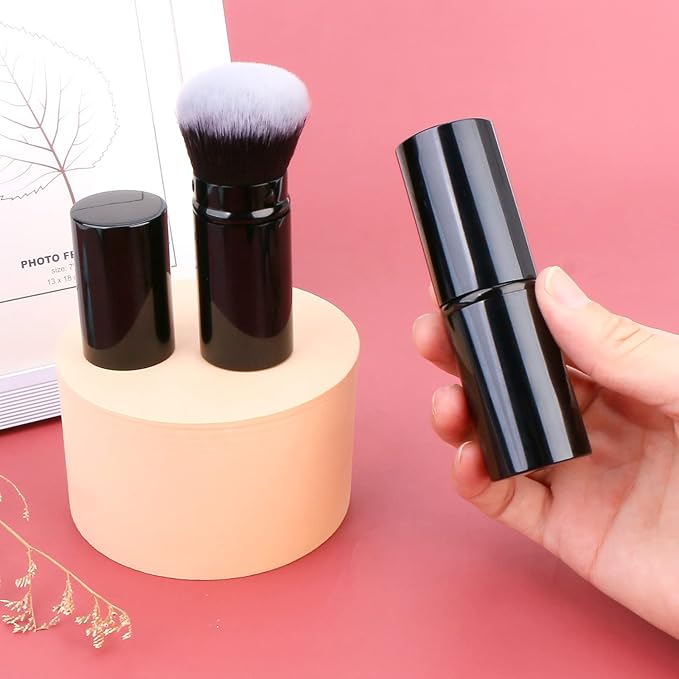 UNIMEIX Makeup Brush Sunscreen Applicator Retractable Kabuki Blush Brush Foundation Brush for Liquid Makeup, Bronzer, Cream or Powder