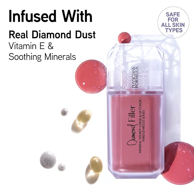 Physicians Formula Mineral Wear®Diamond Filler Cheek & Lip Radiant Pink