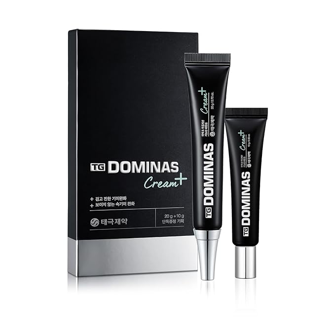 DOMINAS Dark Spot Corrector Cream Plus | Advanced Korean Formula with Niacinamide, TECA, Urea & Panthenol to Improve Uneven Tone, Skin Elasticity & Visible Discoloration | Travel Kit (0.7 + 0.35 oz)