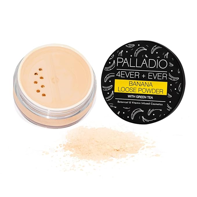 Palladio 4 Ever+Ever Mattifying Loose Setting Powder (Banana Powder)