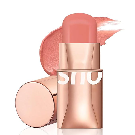 Blush Stick for Cheeks Makeup,Waterproof Cream Blush Face