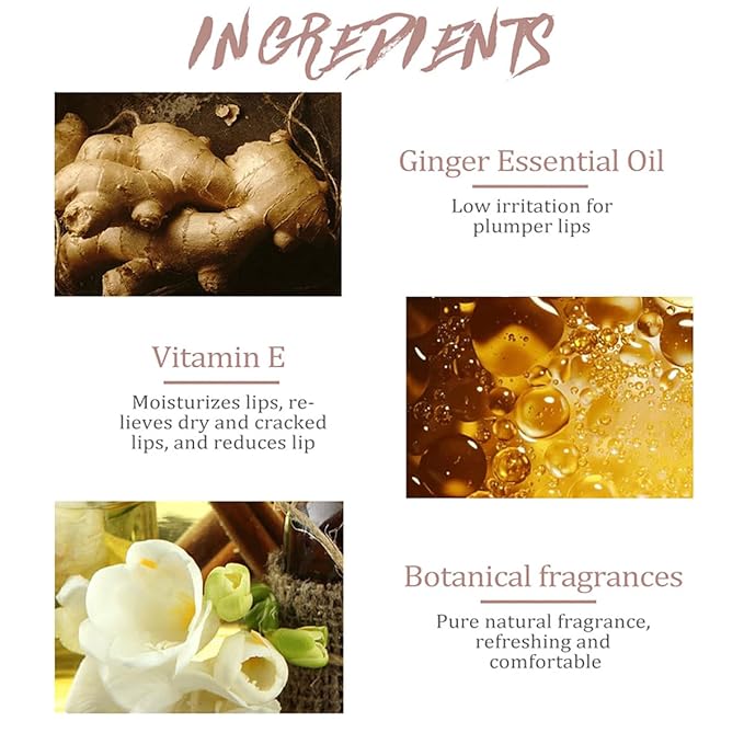 3 Color Scrub Lip Oil Hydrating Tinted Plump Hydrating