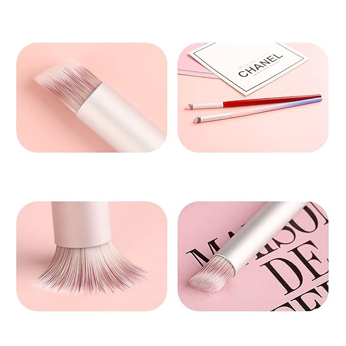 6pieces ombre nail brush wood