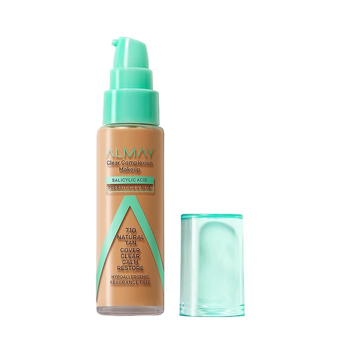 Almay Clear Complexion Acne Foundation Makeup with Salicylic of 2)