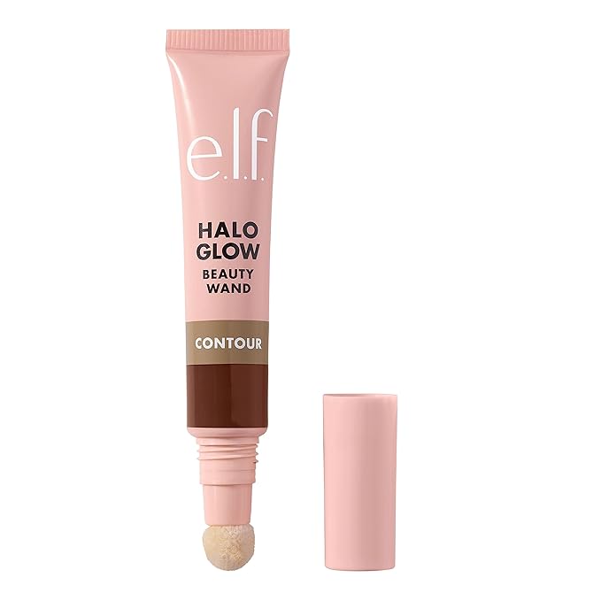 e.l.f. Halo Glow Contour Beauty Wand, Liquid Contour Cruelty-free, Tan/Deep