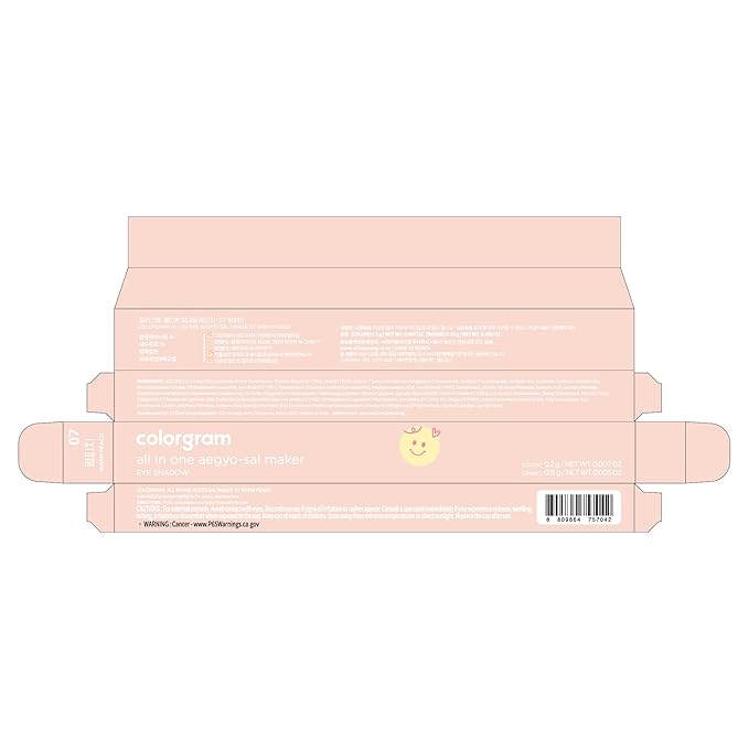 COLORGRAM Under Eye Highlighter Stick 07 Warm Peach | Silky-Smooth Long-Lasting Highlighter & Contouring Stick for Smudge-Proof, Shining Daily Makeup | K-Beauty Face Highlighters & Luminizers