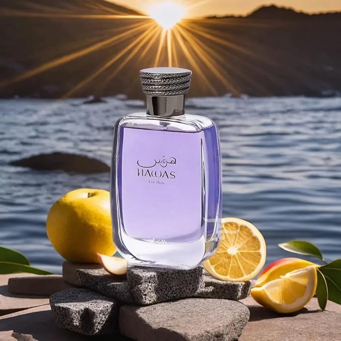 RASASI Hawas For Him & Hawas Fire Eau De Parfum Sprays 100ML (3.4 OZ) Unleash Your Power With Fresh, Intense Notes & Embrace Lasting, Refined Masculine Scents. (BUNDLE)