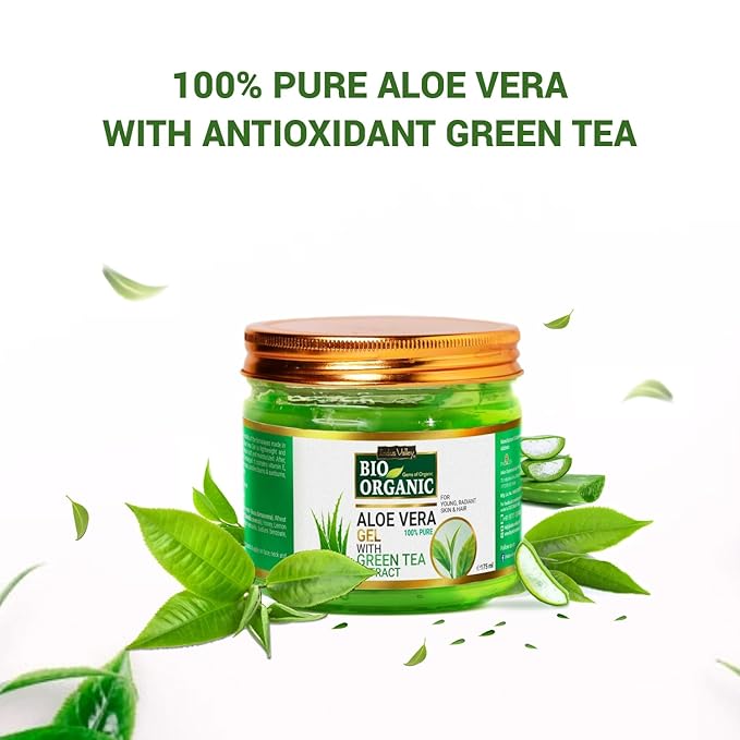 INDUS VALLEY Non-Toxic Aloe Vera Gel for Acne, Scars, Glowing & Radiant Skin Treatment (175 ml)