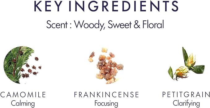 Aromatherapy Associates De-Stress Pure Essential Oil Blend. Premium Undiluted Blend to Clear The Mind. Hand-Crafted with Frankincense, Chamomile and Petitgrain (0.33 fl oz)