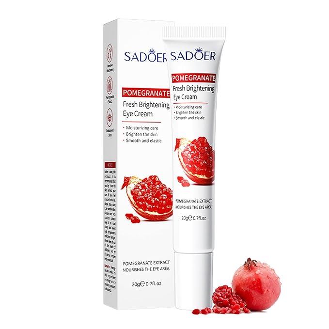 Pomegranate Eye Cream, Under Eye Cream For Dark Circles, Dark Circle Eye Cream For Puffiness And Bags, Anti Aging Eye Cream For Reduce Fine Lines & Wrinkles
