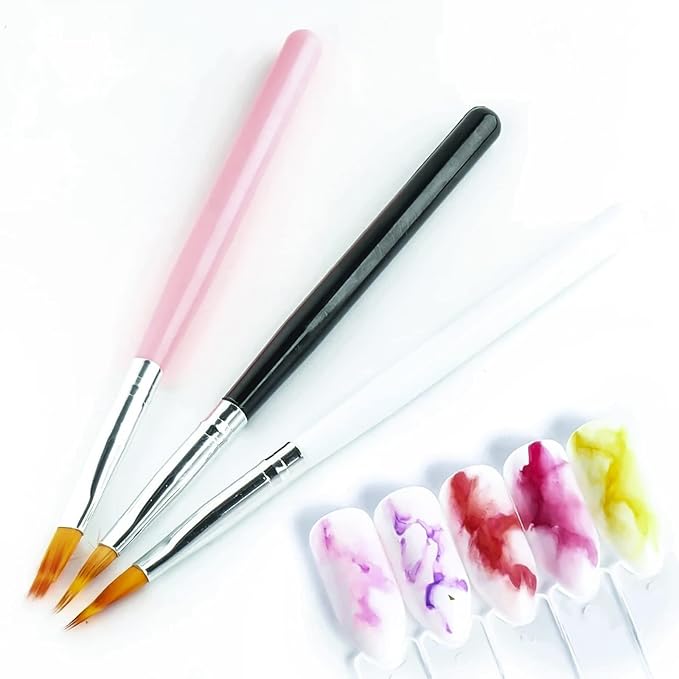 6pcs ombre nail brush nail