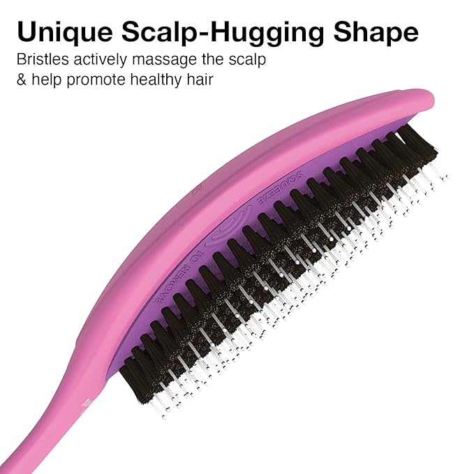 Olivia Garden Recycled Plastic Styler (Smooth & Shine) - Pink