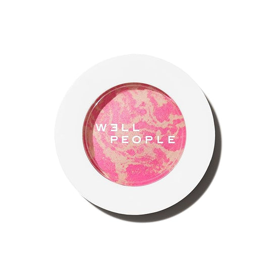 Well People Superpowder Blush Powder, Hydrating Powder Blush Guava Twist
