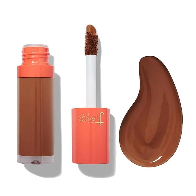 Juvia's Place I Am Magic Liquid Concealer J8 - Deep Dark w/Warm Undertone / 0.34 fl oz, Full Coverage Concealer, Makeup Concealer, Hydrating Concealer, Waterproof Concealer, Long Wear Concealer