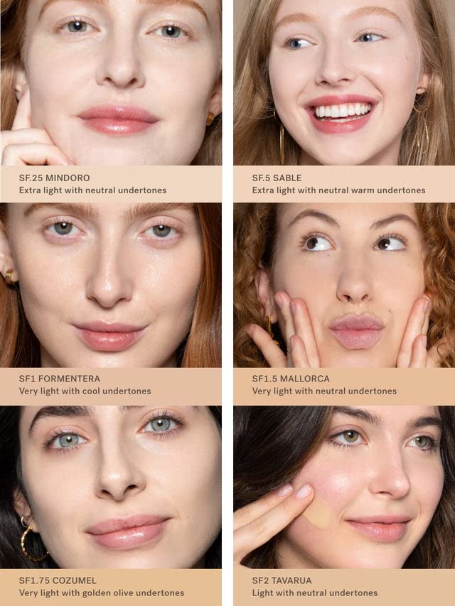 ILIA - True Skin Serum Foundation | Non-comedogenic, Cruelty-Free, Vegan, Weightless Feel, Buildable Coverage, Safe For Sensitive Skin (Mallorca SF1.5)