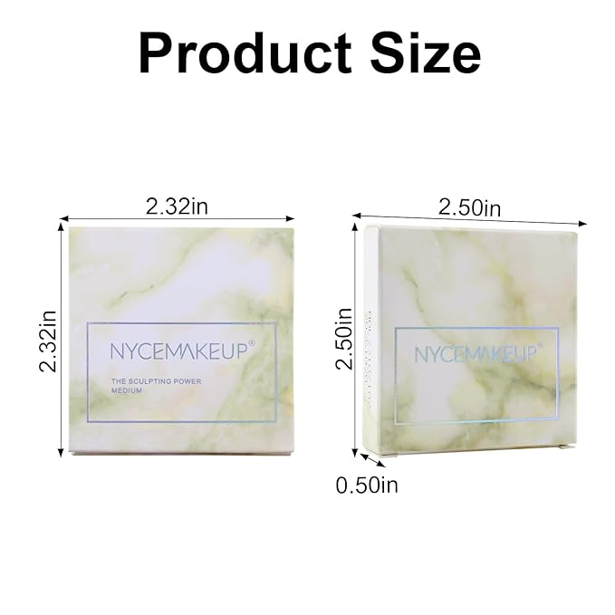 White Face Highlighter Makeup Palette, Matte Highlighters Makeup