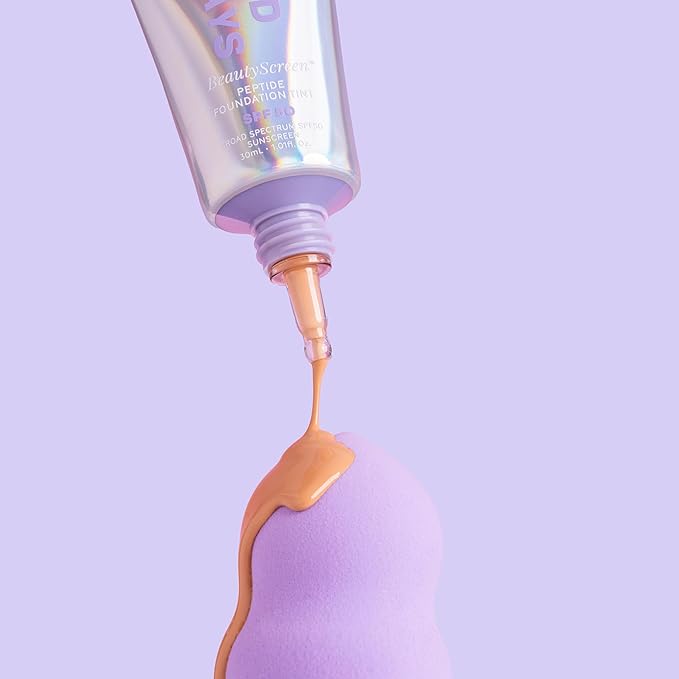 Naked Sundays BeautyScreen™ SPF 50 Mineral Peptide Foundation Tint – 2-in-1 Skin Tint & Mineral Sunscreen | Radiant, Buildable Coverage, Acne-Safe, Infused with Peptides (1 Fair Neutral, 1.01 oz)