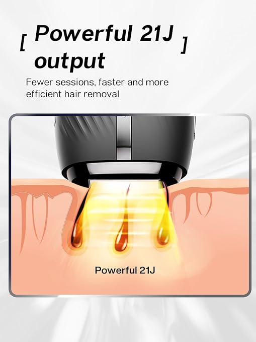 Blex Laser Hair Removal for Women and Men, IPL Hair Removal Device Effective in 2 Weeks, with Ultra-Fast 0.2s Light Emission, Comfortable and Painless, Black