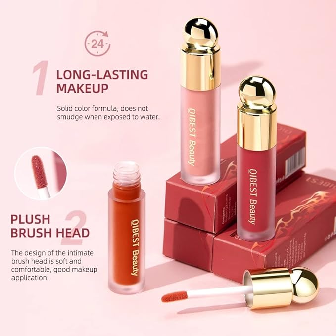 5Pcs Soft Liquid Blush Makeup, Beauty Blush Makeup for Cheek