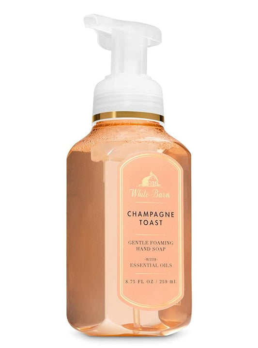 Bath and Body Works CHAMPAGNE TOAST Gentle Foaming Hand Soap 8.75 Fluid Ounce, 2019 Limited Edition