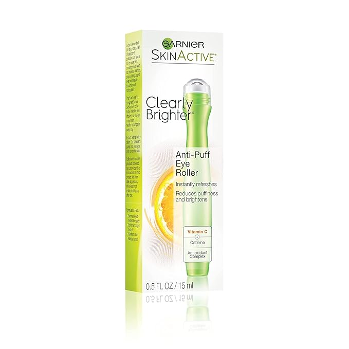 Garnier SkinActive Clearly Brighter Anti-Puff Eye Roller 0.5 oz (Pack of 3)