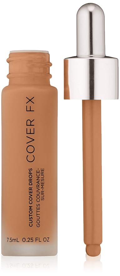COVER FX Custom Cover Drops, Multi-Use Shade-Adjusting Liquid Deep 1