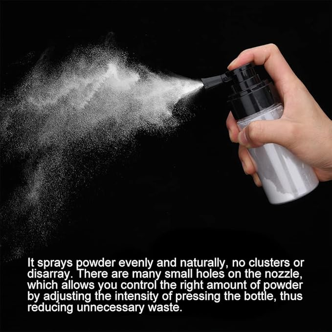 Barber Powder Bottle Spray - for Applying Talc Home, Beauty