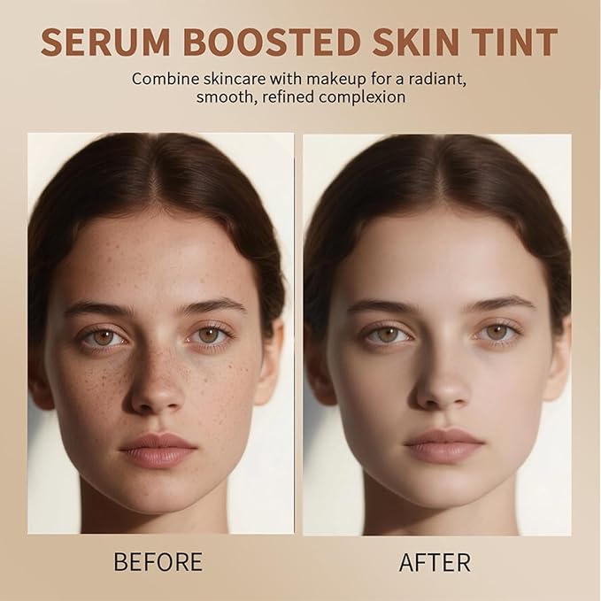 Foundation Stick - Skin Tint & Contour Stick, Serum-Boosted Beauty Balm, Buildable Coverage, Natural Finish, Long-Lasting Wear, For Many Skin Tones (05#)