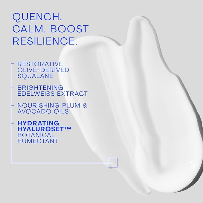 The Outset Nourishing Squalane Daily Moisturizer - Gentle Fragrance Free Non-Comedogenic Cream - Barrier Repair, Hydrating - Clean, Vegan, Gluten Free - All Skin Types, Sensitive Skin - 1 fl oz