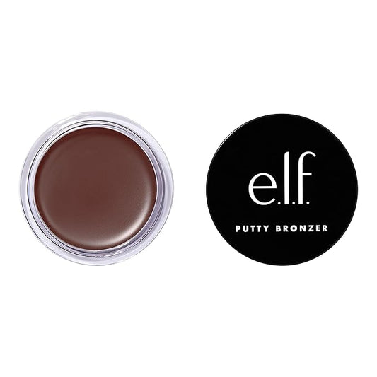 e.l.f. Putty Bronzer, Creamy & Highly Pigmented Formula, Cutie, (10g) 0.35 Oz