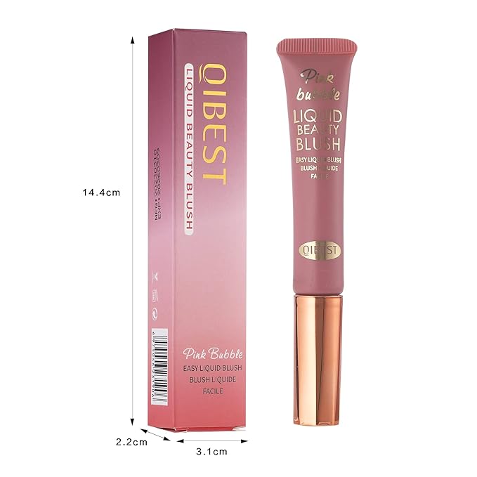 Liquid Blush Beauty Wand Matte Cream Blush Stick Plum Wine)