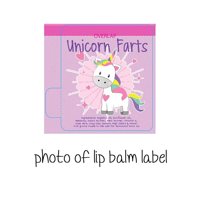 12 Unicorn Farts Lip Balm Favors - Unicorn Theme Lip Balms - Unicorn Party Favors - Girls Party Favors - Unicorn Farts Favors