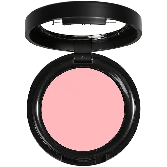 ISMINE Single Eyeshadow Powder Palette, Matte Light Pink, High Pigment, Longwear Single Eye Makeup for Day & Night
