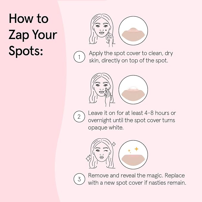 grace & stella Award Winning Pore Strip Pimple Patches for Face - Hydrocolloid Acne Patches for Shrinking Zits, Whiteheads - Spot Stickers - Dermatologist-Tested, Vegan (Invisible, 72 Count)