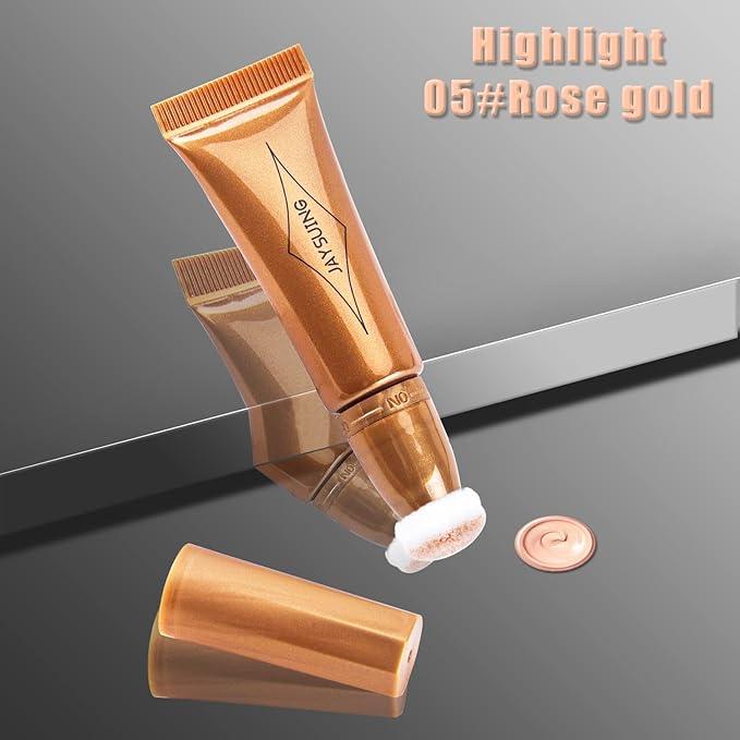 Bronzer Stick Cream Contour Stick Liquid Contour Wand Gold Highlighter)