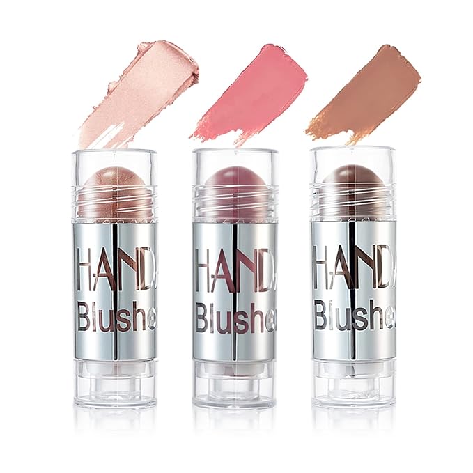 Multi Sticks Set, Cream Contour Stick Blush Stick Lasting(Set 02)