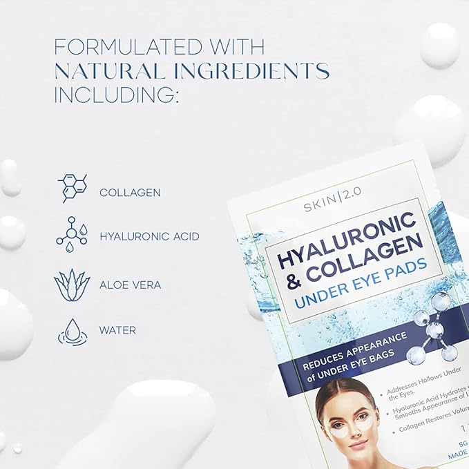 Hyaluronic acid and collagen under