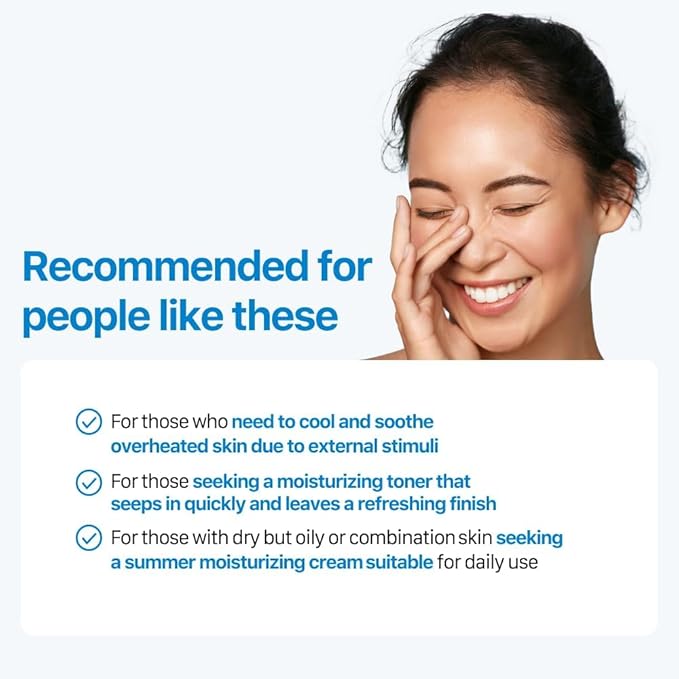 Real Barrier Aqua Soothing Cream 1.7 Fl.Oz. 50ml Hyaluronic Acid Facial Cream| Redness Relief Face Cream for Sensitive Skin | Face Moisturizer for Dry Skin| Calming Chamomile Extract| Korean Skincare