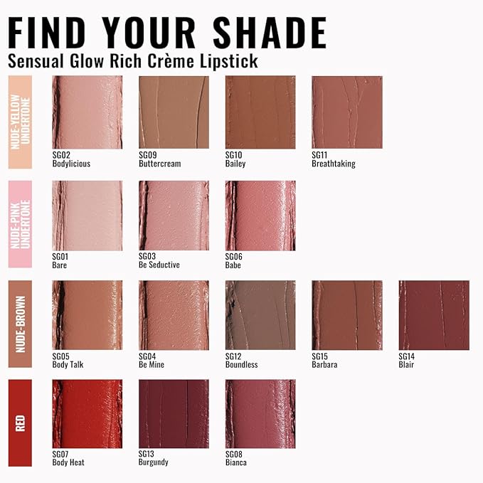 Oulac Color Rich Satin Lipstick - Light Brown Full Coverage Lip Color, Creamy Silky-Smooth, Moisturizing, Satin Matte Finish, Infused With Shea Butter, Vegan & Clean Beauty, 4g, SG10 Bailey