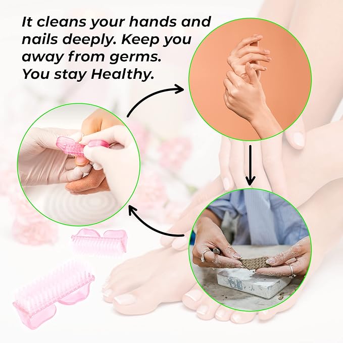 4 Pcs Nail Brush for